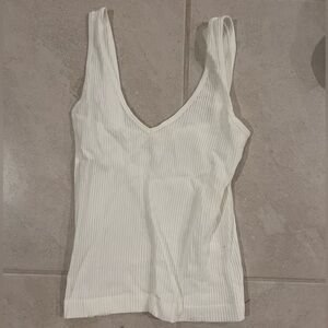 White XL Tank Top